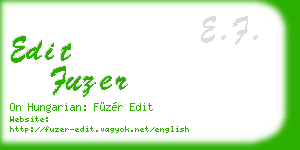 edit fuzer business card